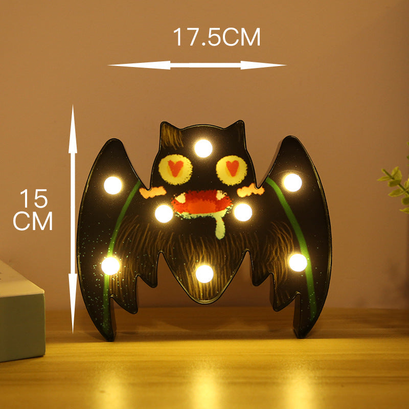 Halloween LED Pumpkin & Bat String Lights