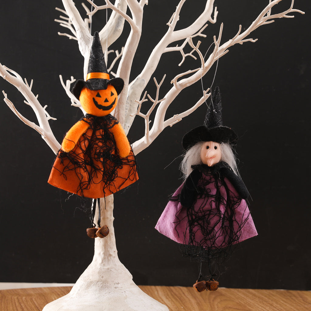 Halloween Hanging Decorations - Pumpkin, Ghost & Witch