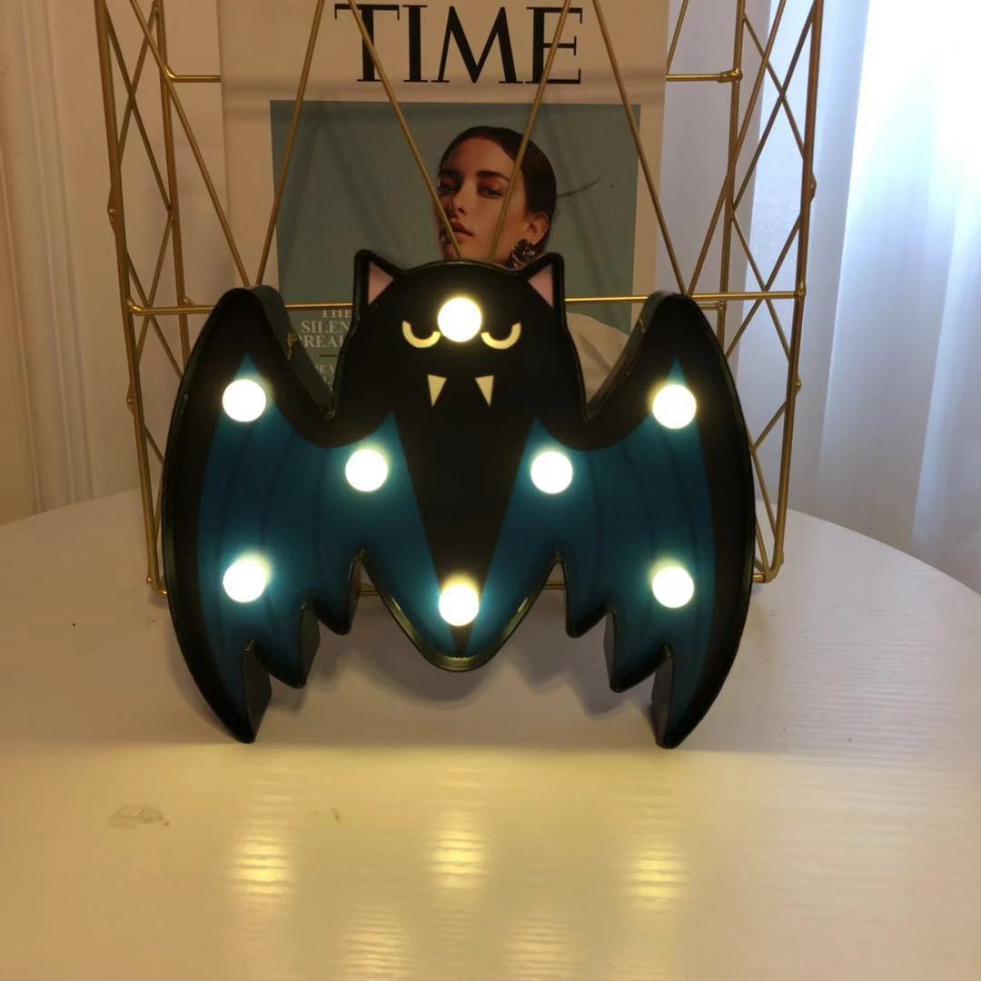 Halloween LED Pumpkin & Bat String Lights