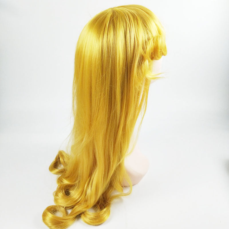 Cosplay Golden Wig for Stage Performance