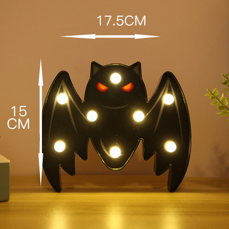 Halloween LED Pumpkin & Bat String Lights