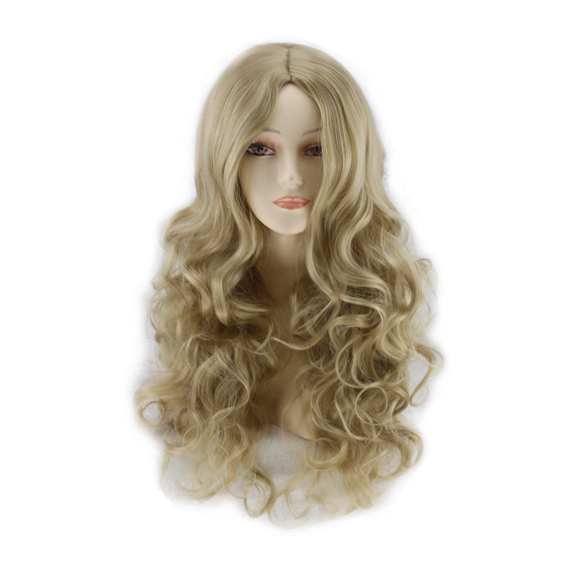 Cosplay Golden Wig for Stage Performance