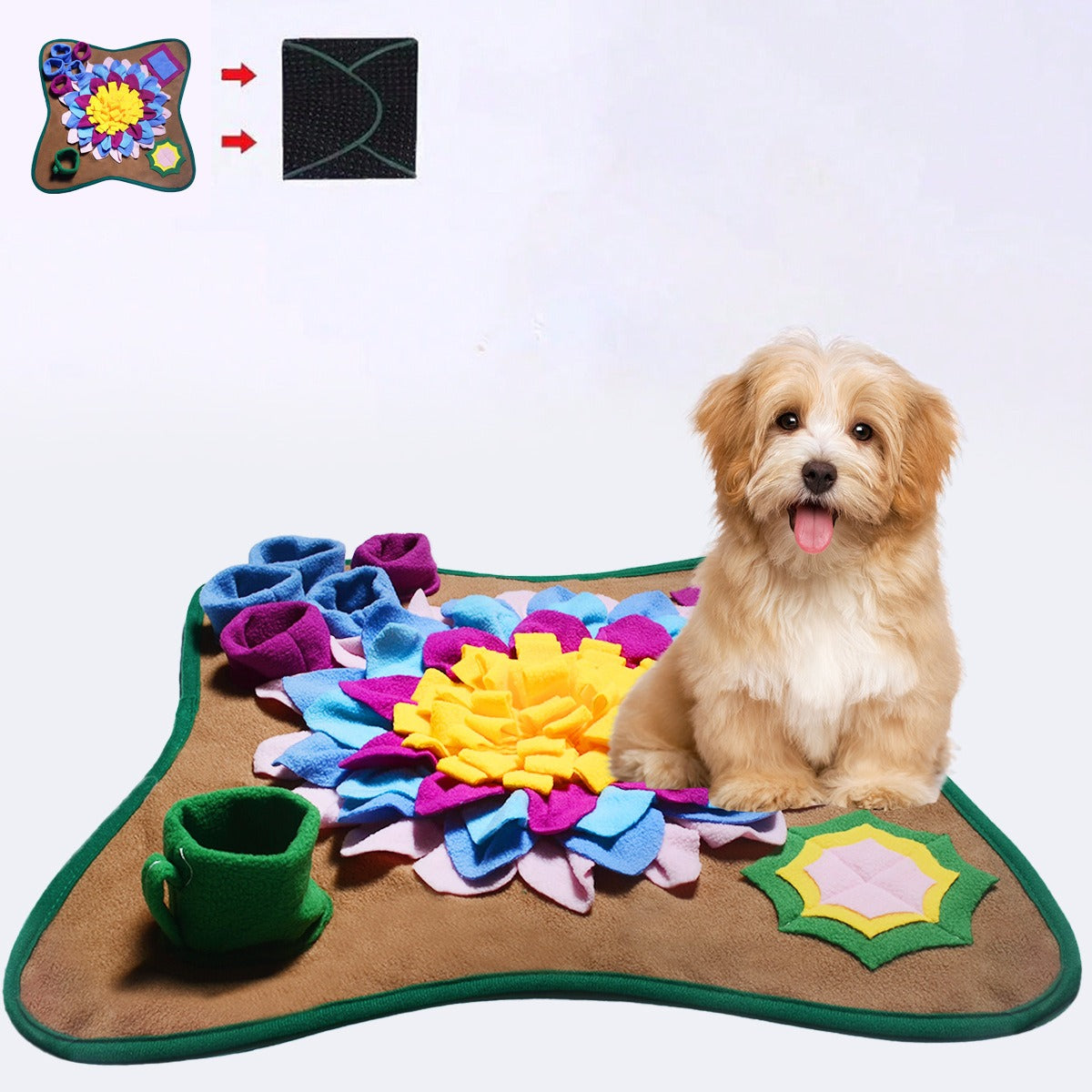 Pet Smell Mat Puzzle Blanket