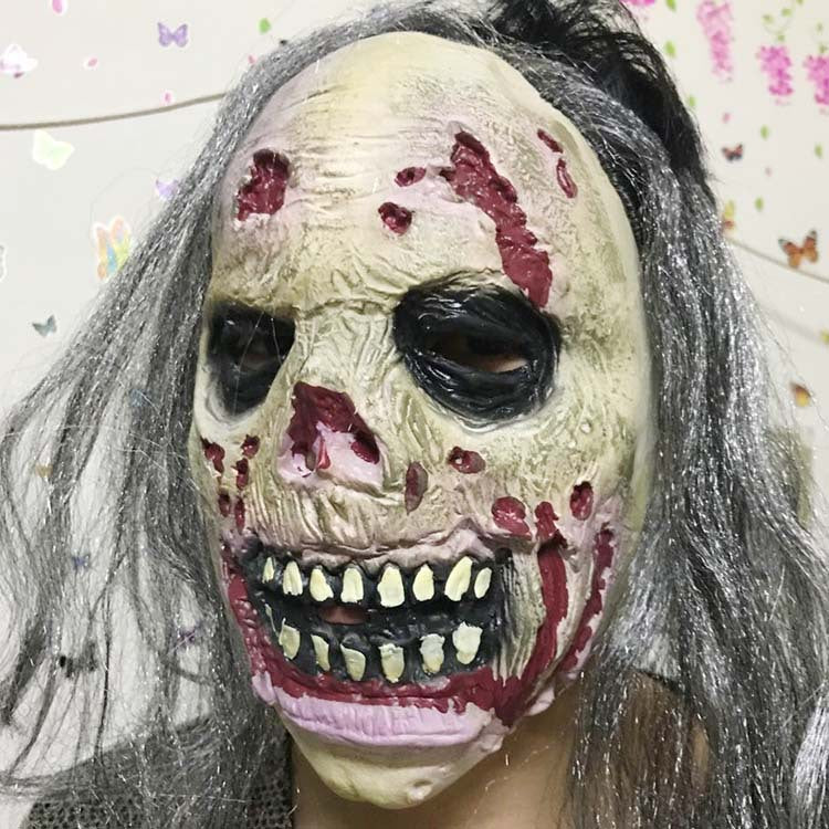 Halloween Latex Zombie Mask for Parties and Costumes