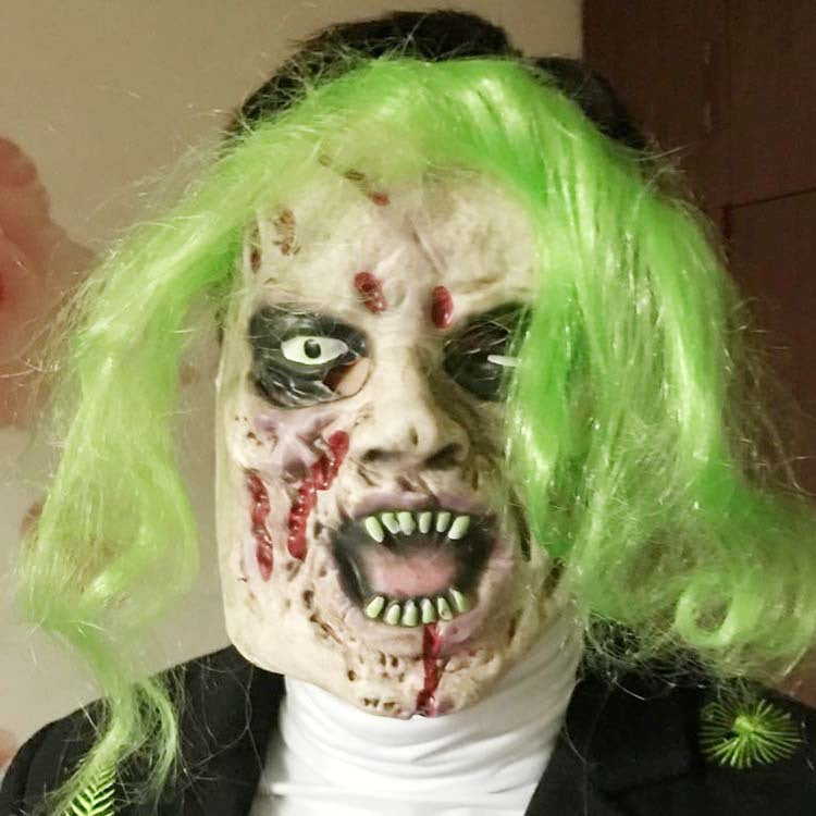 Halloween Latex Zombie Mask for Parties and Costumes