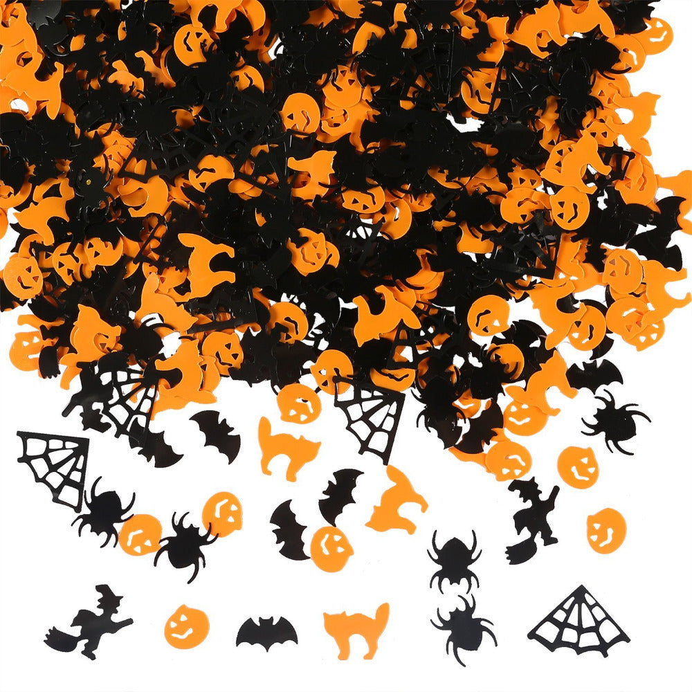 Halloween Party Decorations with Pumpkins and Bats